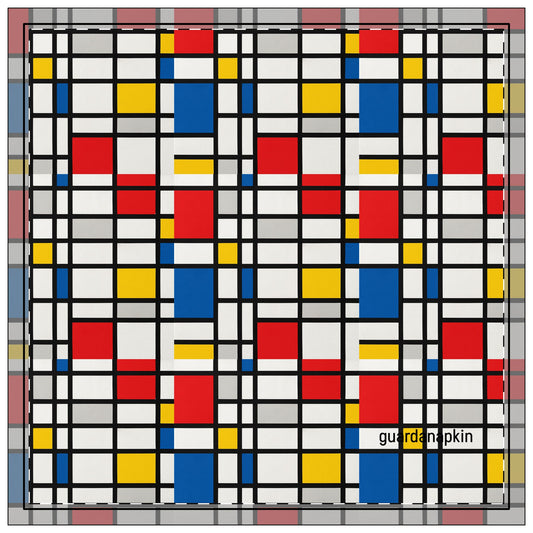 Modern Art Napkins, 4-Set